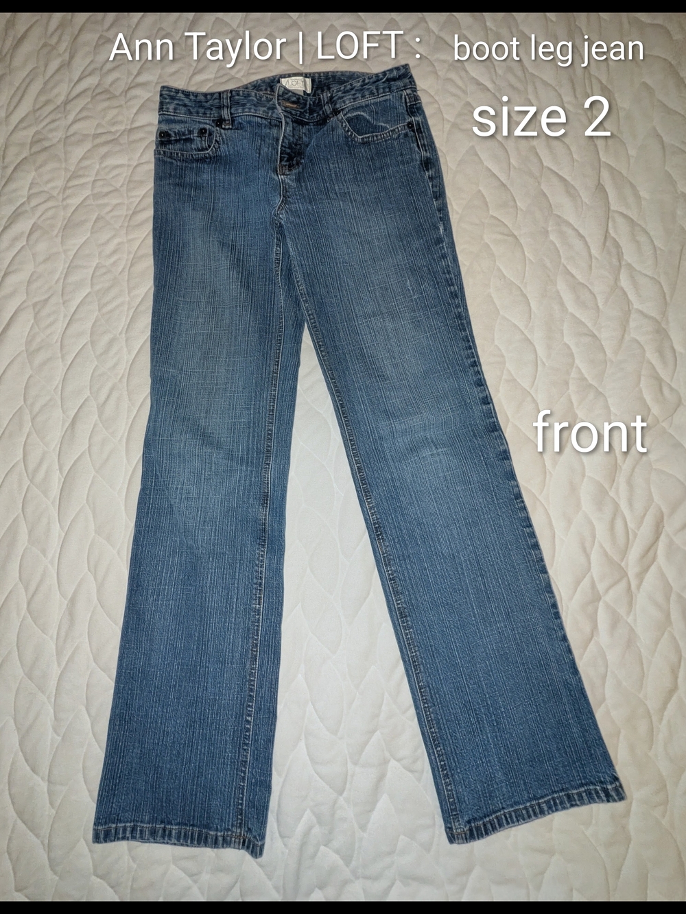 LOFT Boot Cut Jeans in Medium Blue Wash